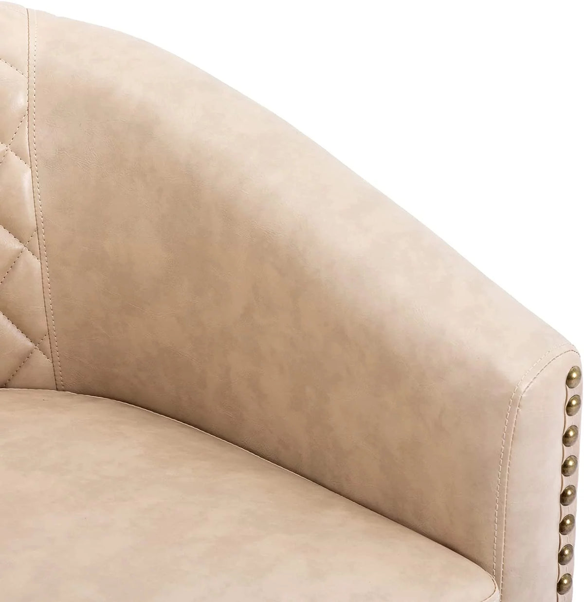 Leather Club Chair with Ottoman G968605