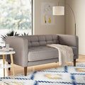 53.94x22 Tuxedo Arm Loveseat K679