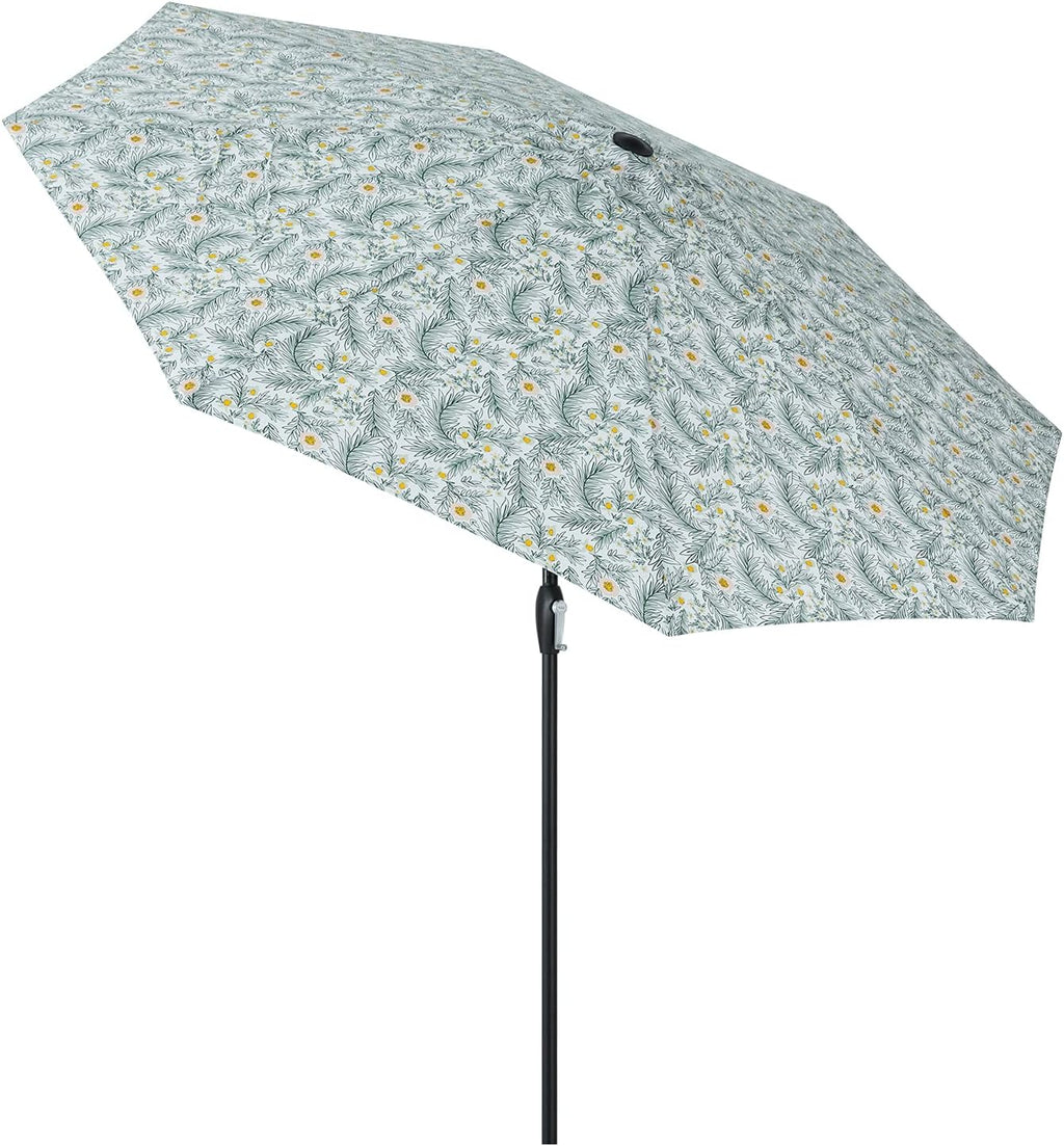 10' Outdoor Patio Table Umbrella with Auto Tilt and Crank J485992