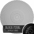 Hand-Painted Black Pearl Ceiling Medallion P1636
