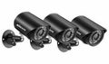 1080p 8CH DVR 4pcs 2MP HD Outdoor Waterproof Camera Night Vision Motion Detection DVR Kit N73463