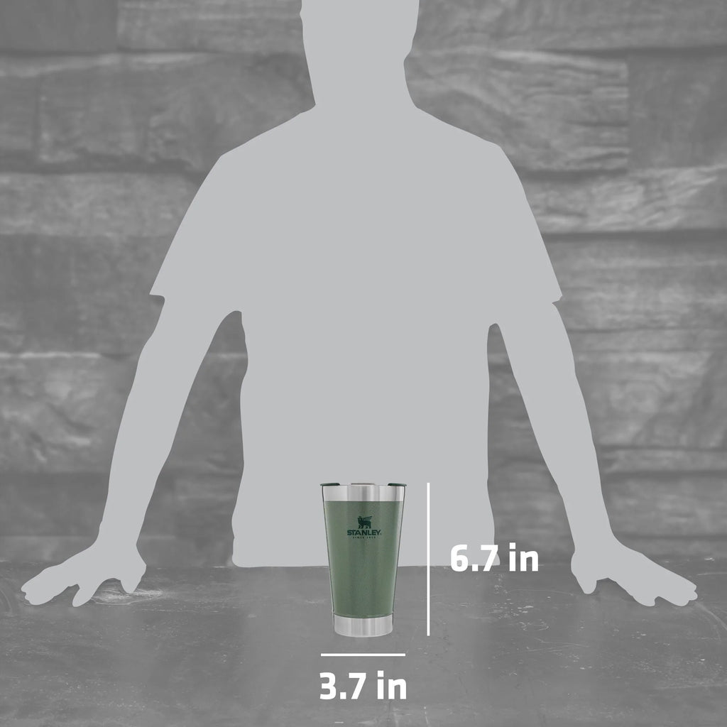 Stainless Steel Vacuum Insulated Beer Mug, 16 oz B31318