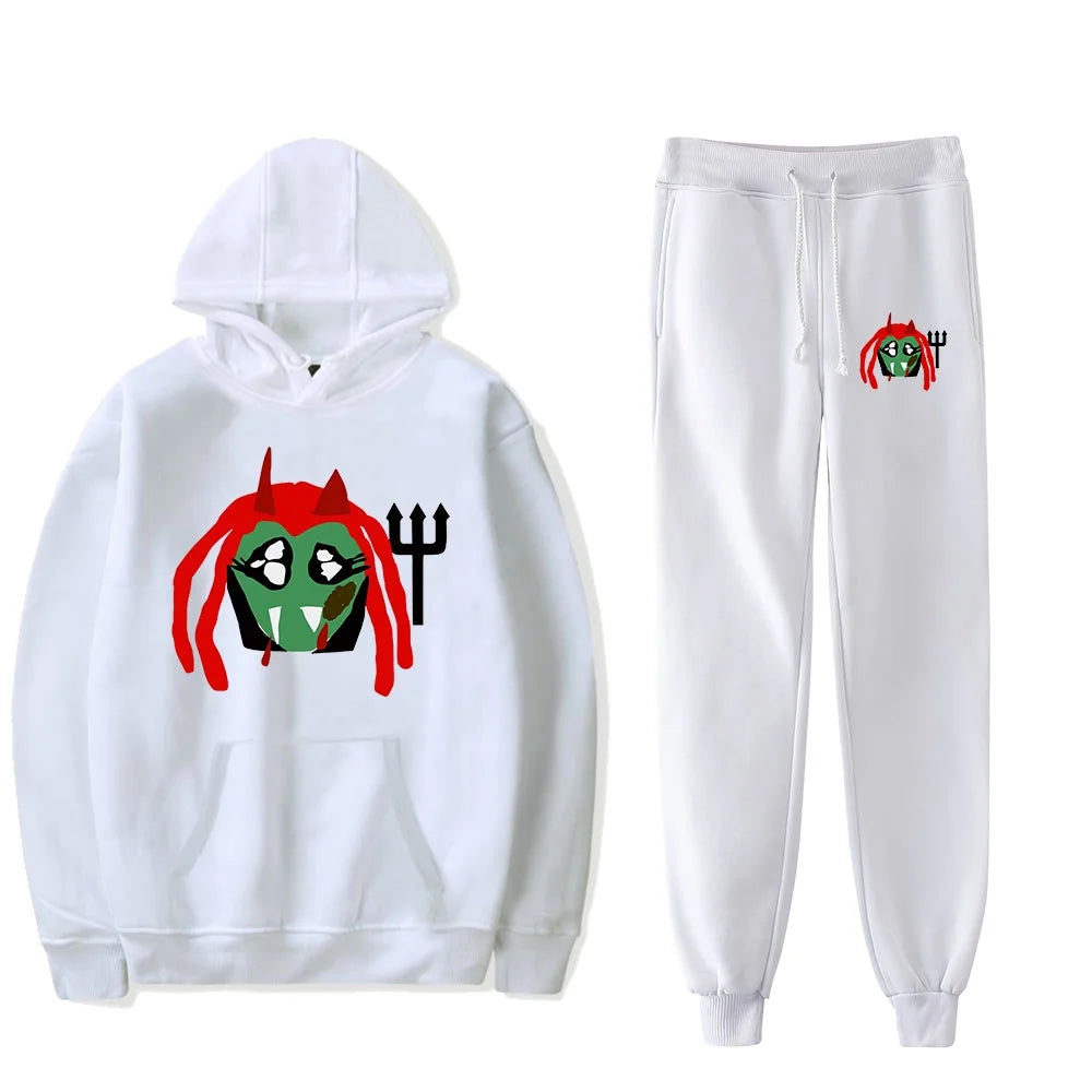 Printed Hoodies J9648