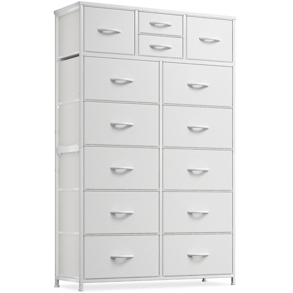 Charcoal Black 14 Drawer Tall Dresser H59787