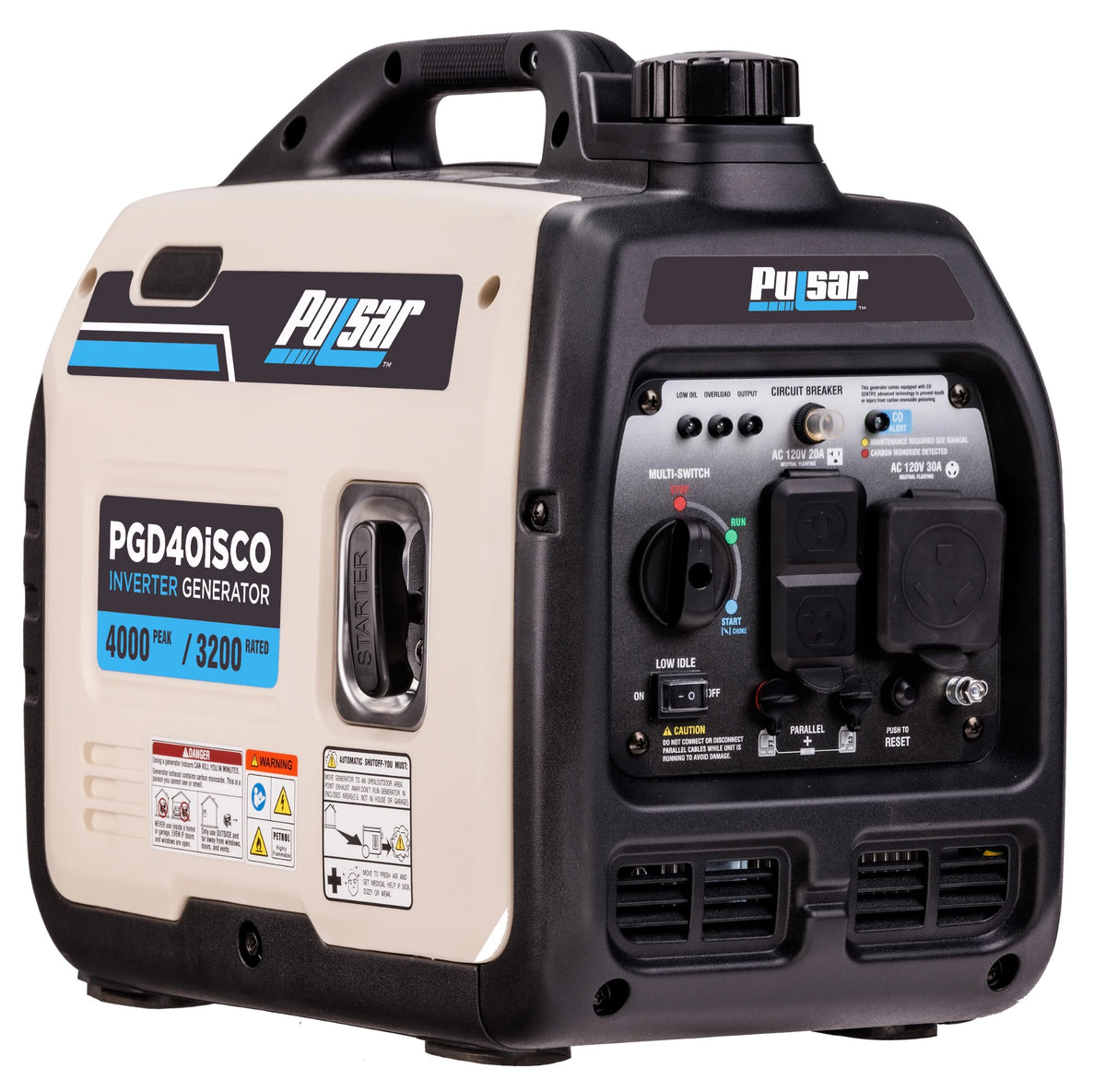 4000-Watt Super Quiet Gas Powered Inverter Generator T203