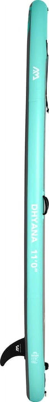 11'0 Inflatable Paddle Board with Carry Bag, Paddle, Fin, Pump & Safety Harness J49695