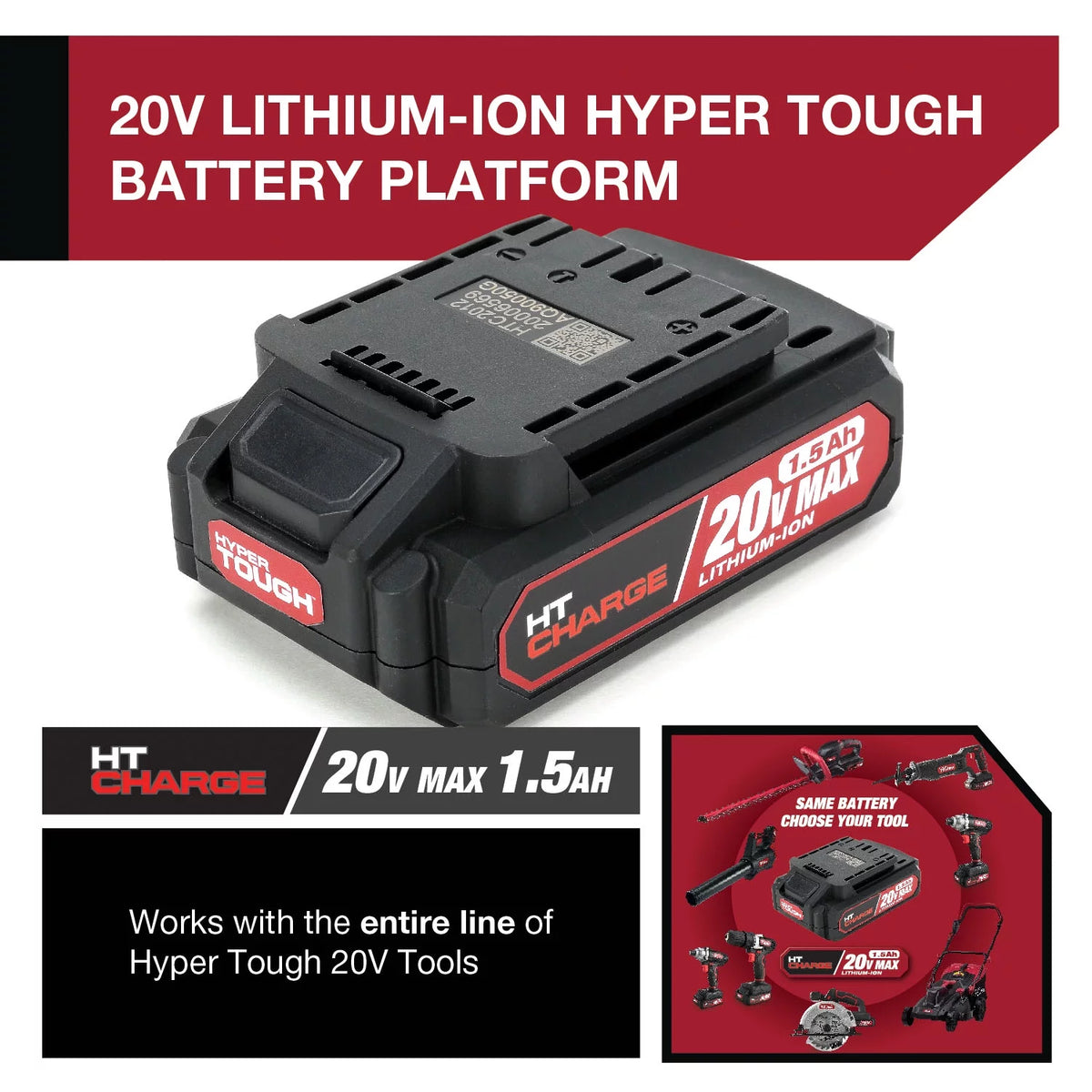 20V Max Cordless Reciprocating Saw with Battery and Charger L82309