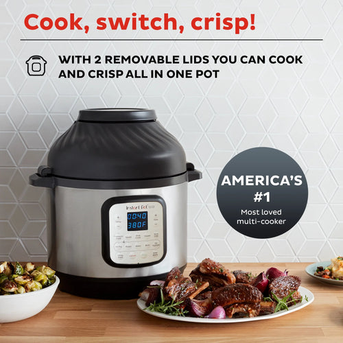 11-in-1 Air Fryer and Electric Pressure Cooker Combo, 8 Quart D4274