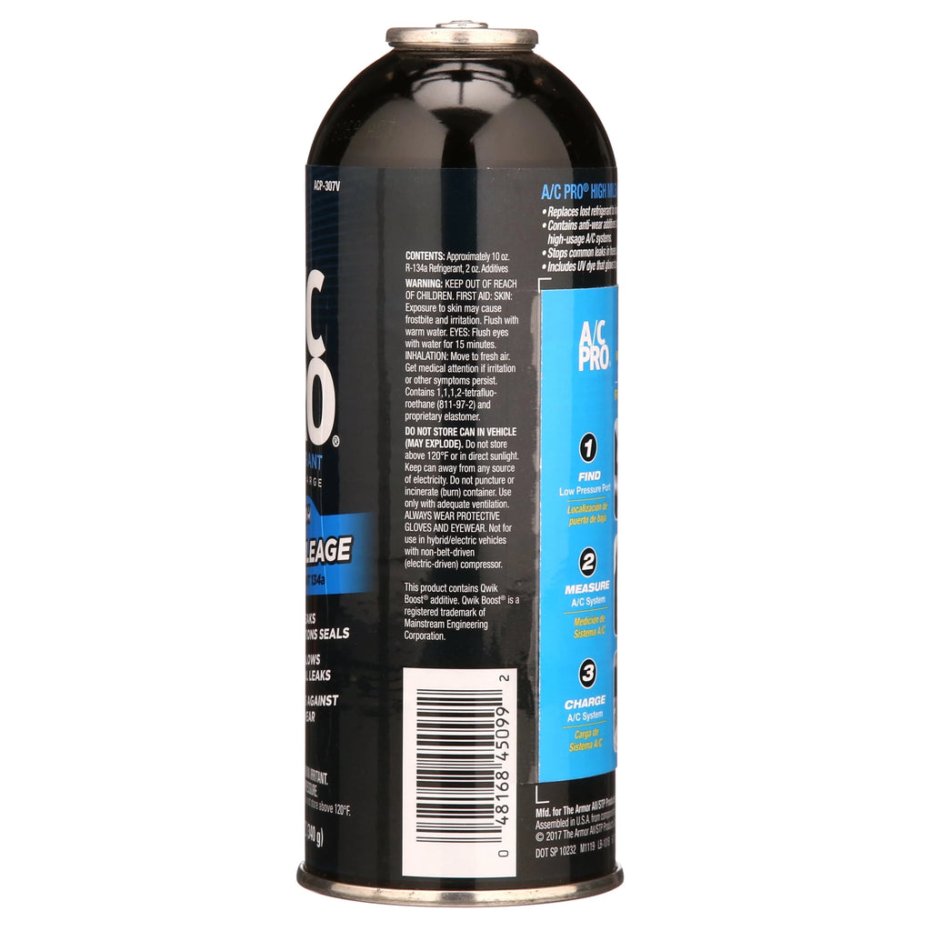 High Mileage R-134a Auto Air Conditioner Refrigerant 12oz P52669