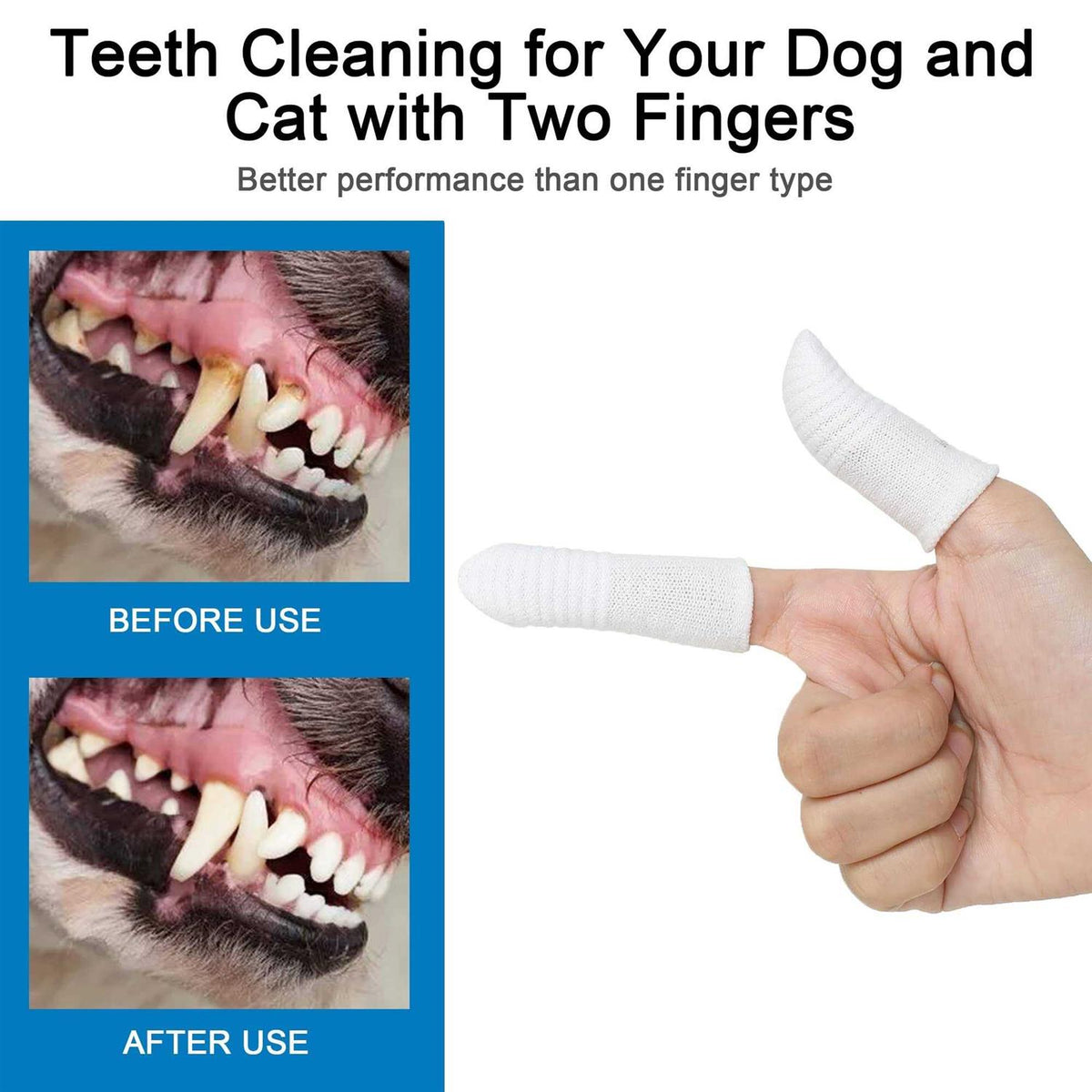 Dog Cat Finger Toothbrush U4780