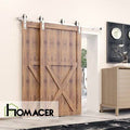 Double Door Barn Door Hardware Kit 192 in E350