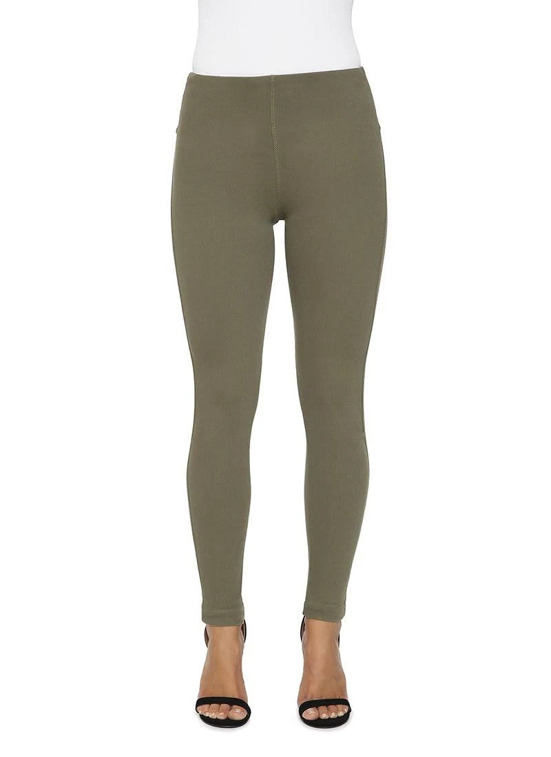 Mid Wash Denim Leggings Z562