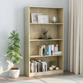 4-Tier Sonoma Oak Chipboard Book Cabinet H232