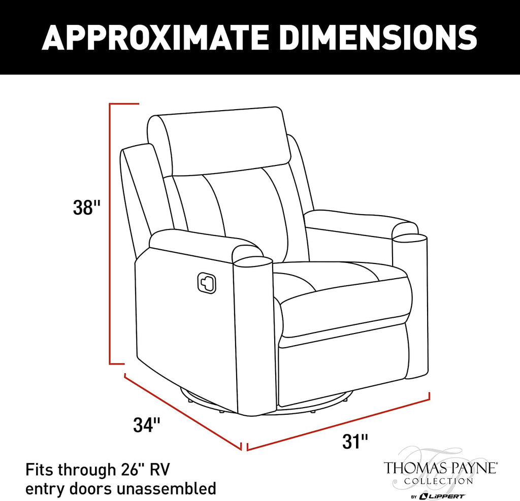 Swivel Glider Recliner Q1581
