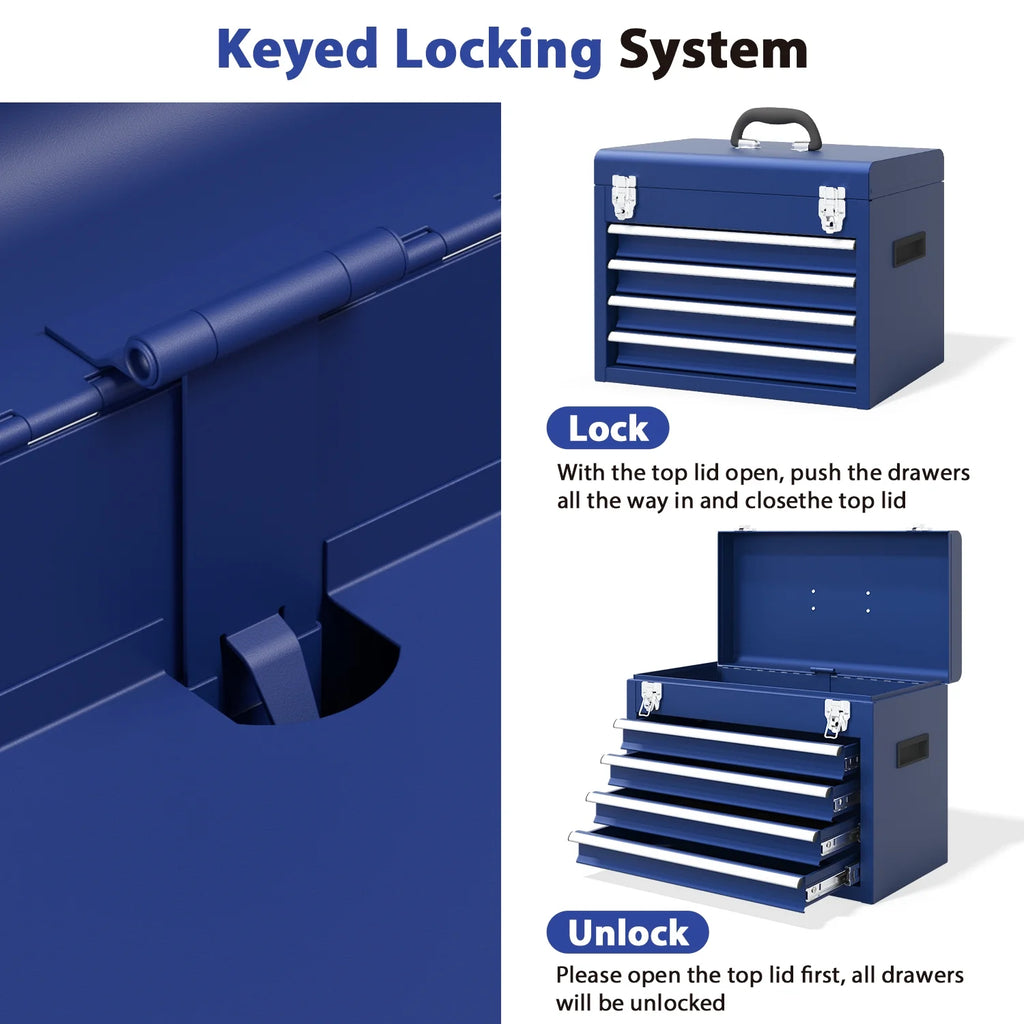 5 Drawer Mechanic Tool Chest with Wheels Rolling Tool Box Cabinet G22672