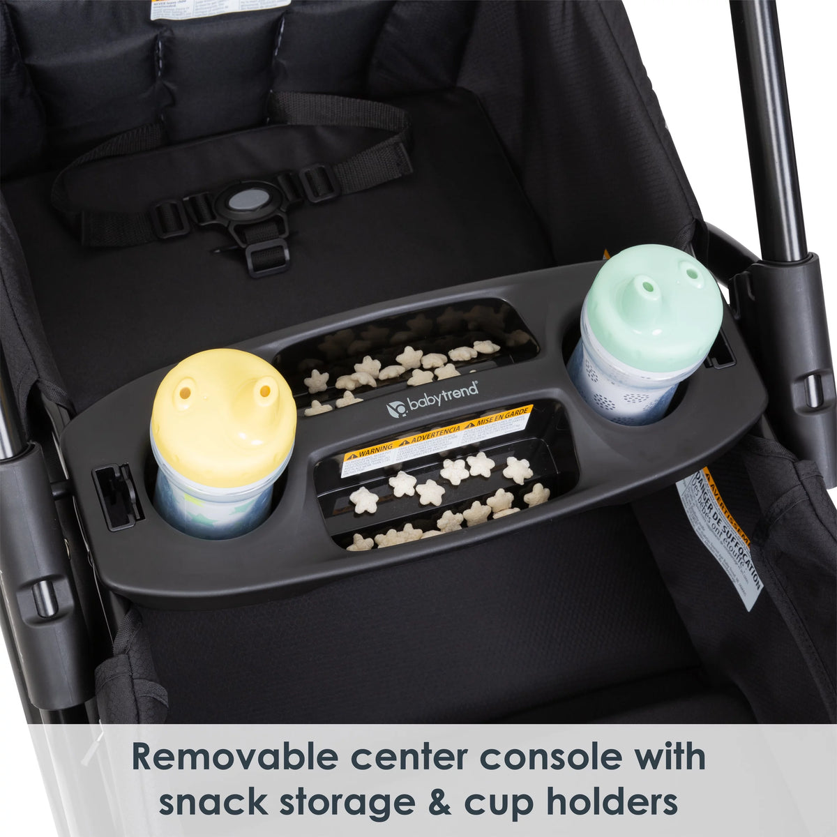 Black 2-in-1 Stroller Wagon I174622
