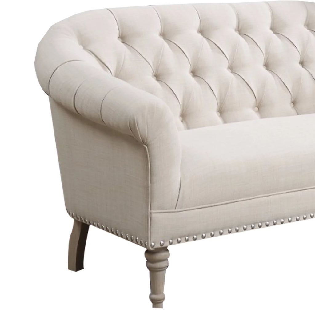 White Traditional Settee R952944