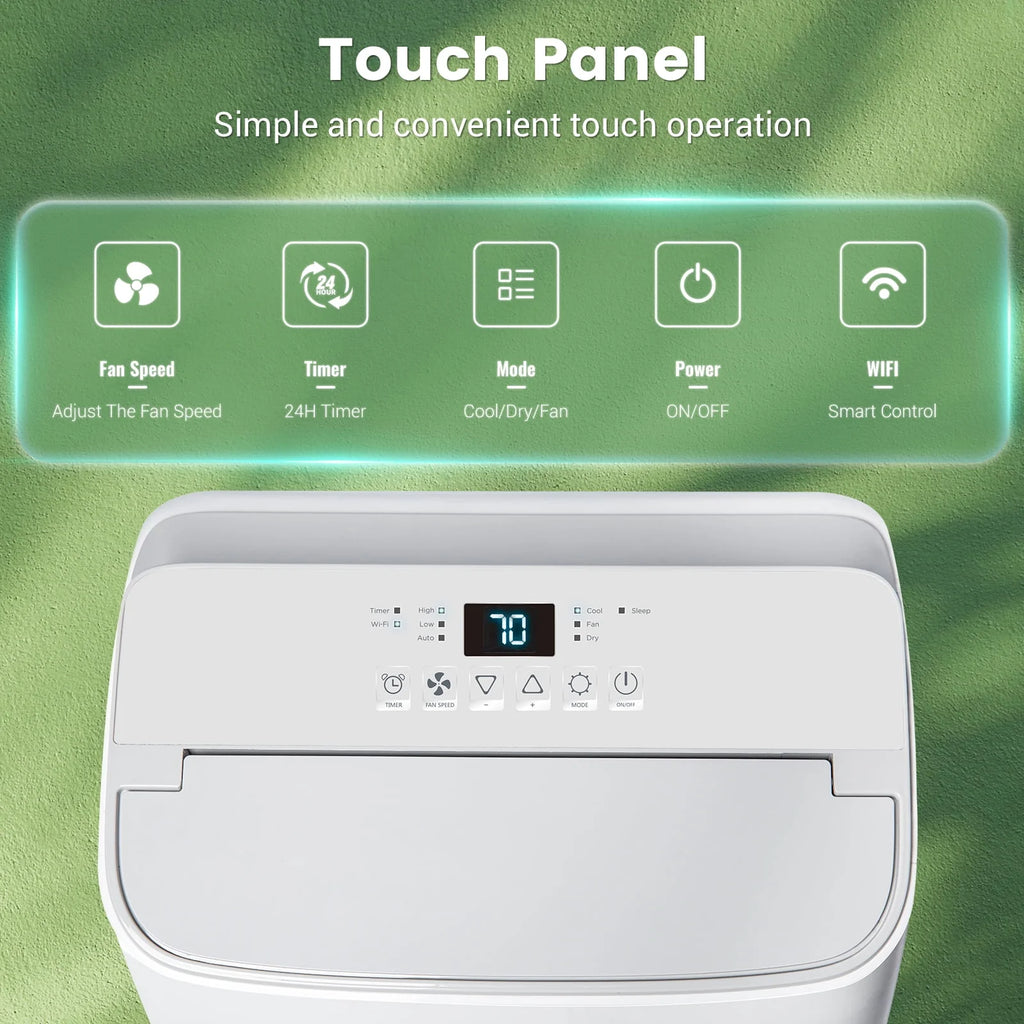 White Portable Air Conditioner, Dehumidifier, Fan R765405