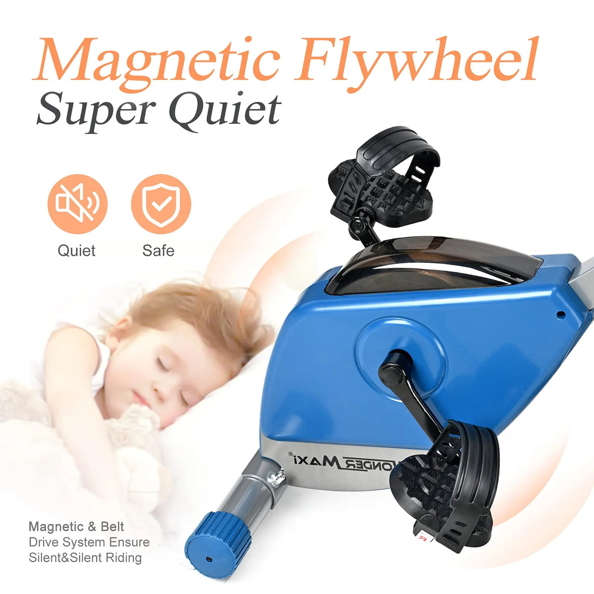 Folding Magnetic Exercise Bike T611