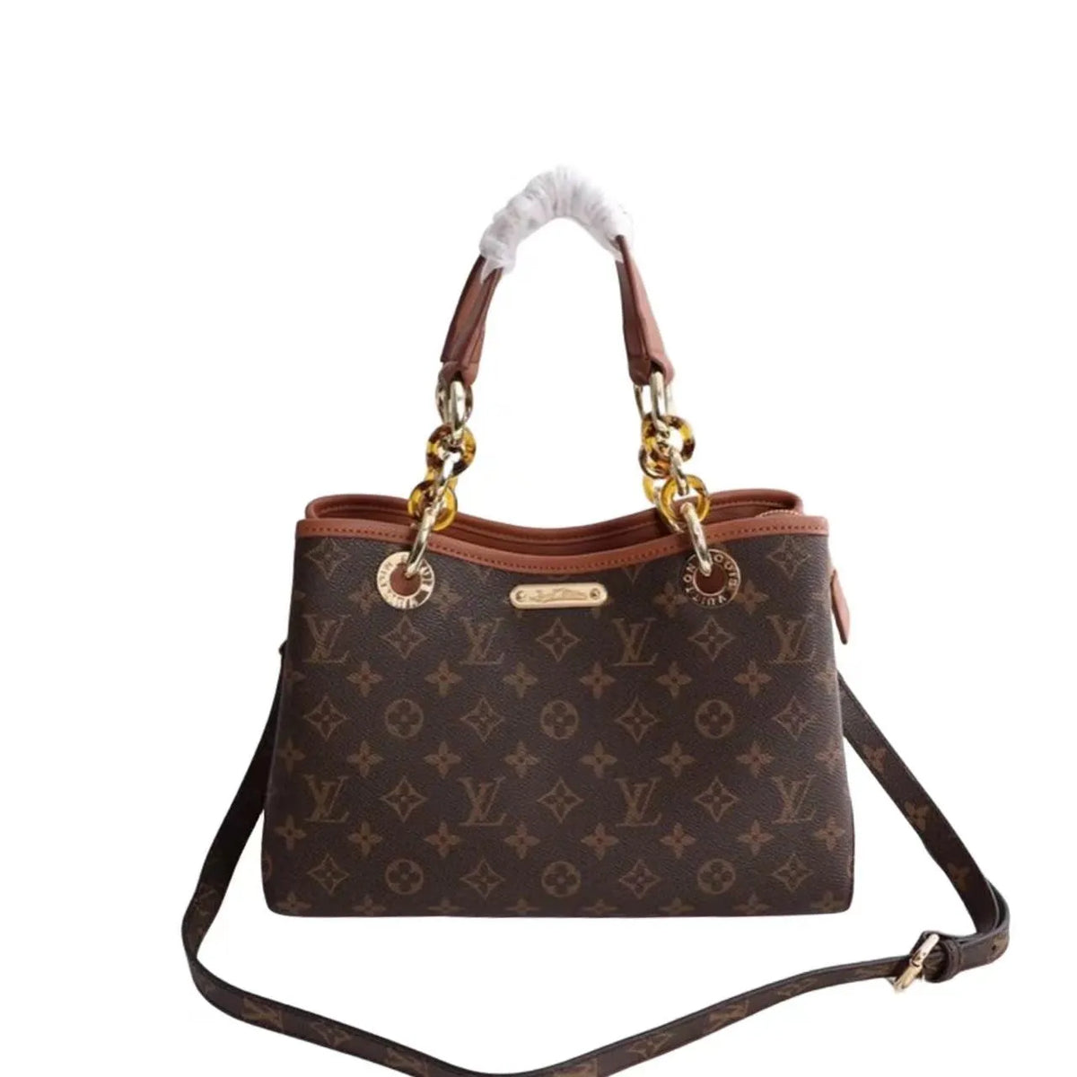 Hollow-out Woven Tote Bag B9559