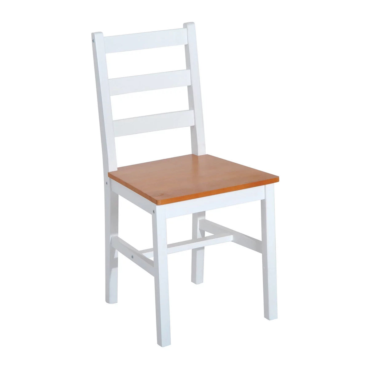 5 Piece Solid Pine Wood Table and High Back Chair Dining Set F29164