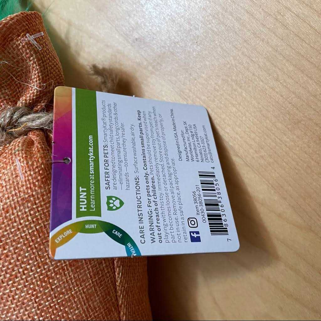 Catnip Kicker Cat Toy C67225