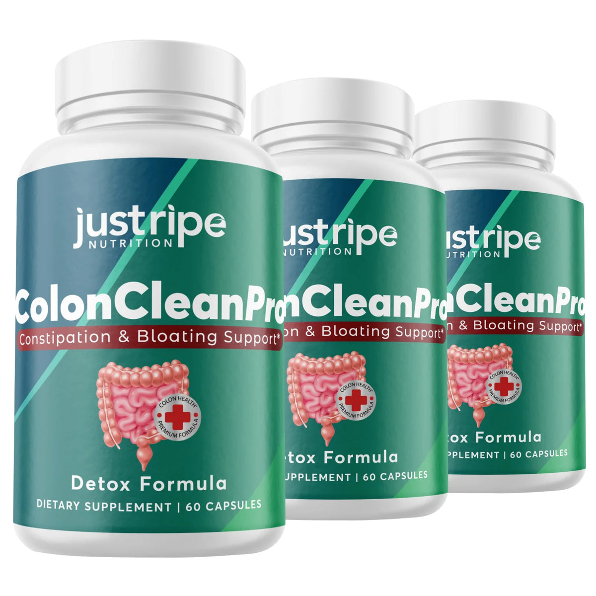 3 Pack 60ct Natural Digestive Support Supplement L61821