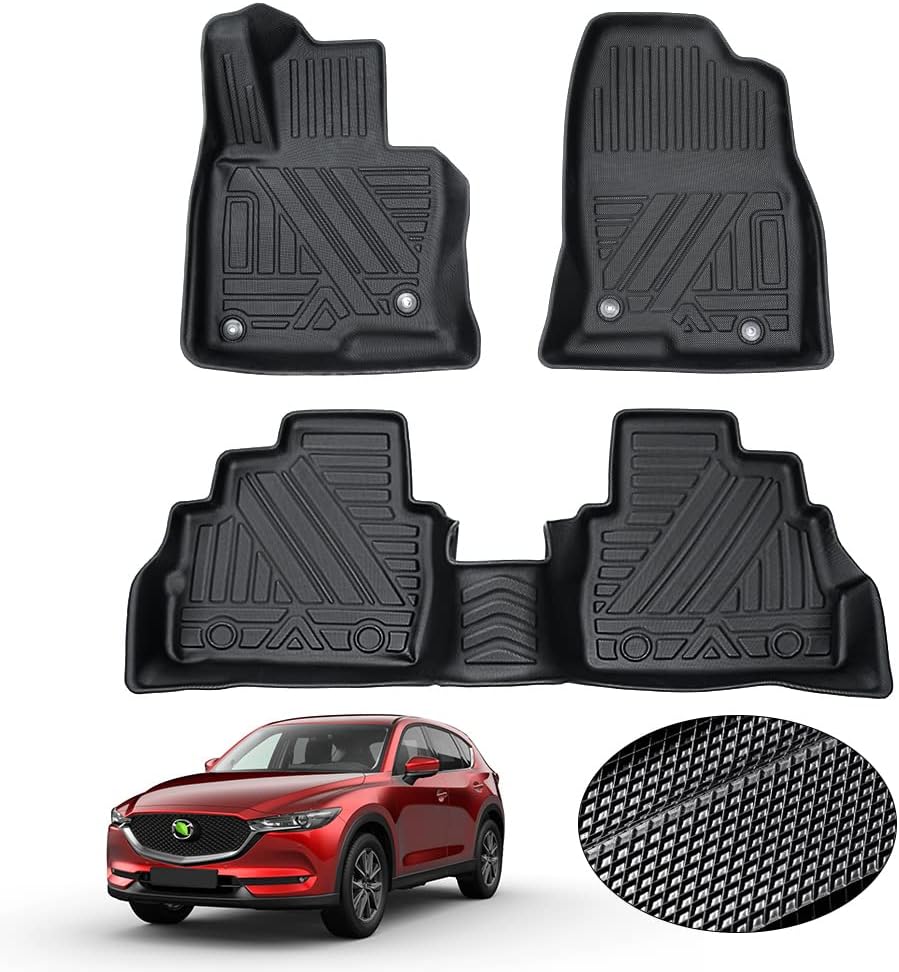 Custom Fit All-Weather Car Floor Mats Full Set TPE K2641