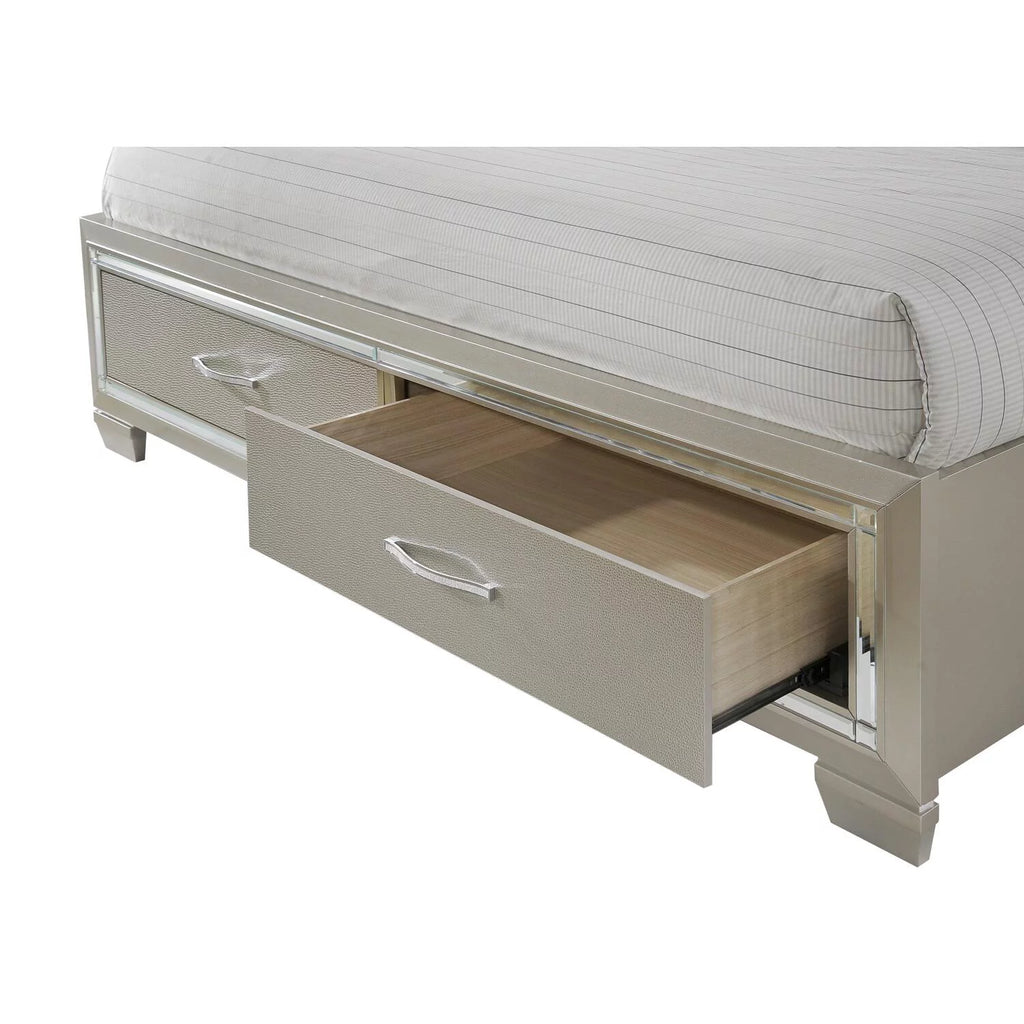 Queen Platform Storage 6PC Bedroom Set L49501
