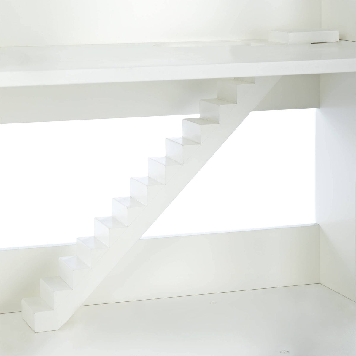 Kids Dollhouse Bookcase White L362513