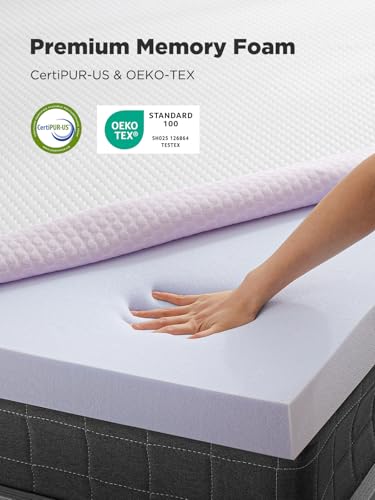 3 Inch Gel Memory Foam Mattress Topper Queen N229