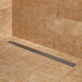 48x22 Linear Shower Drain with Flange Polished Stainless Steel L55032