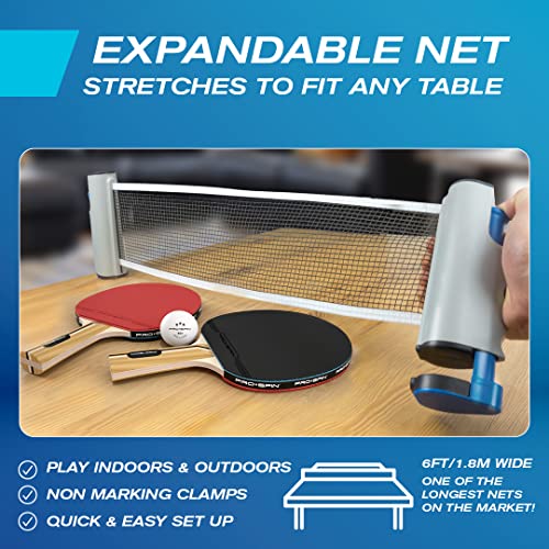 Portable Ping Pong Set with Retractable Net P290
