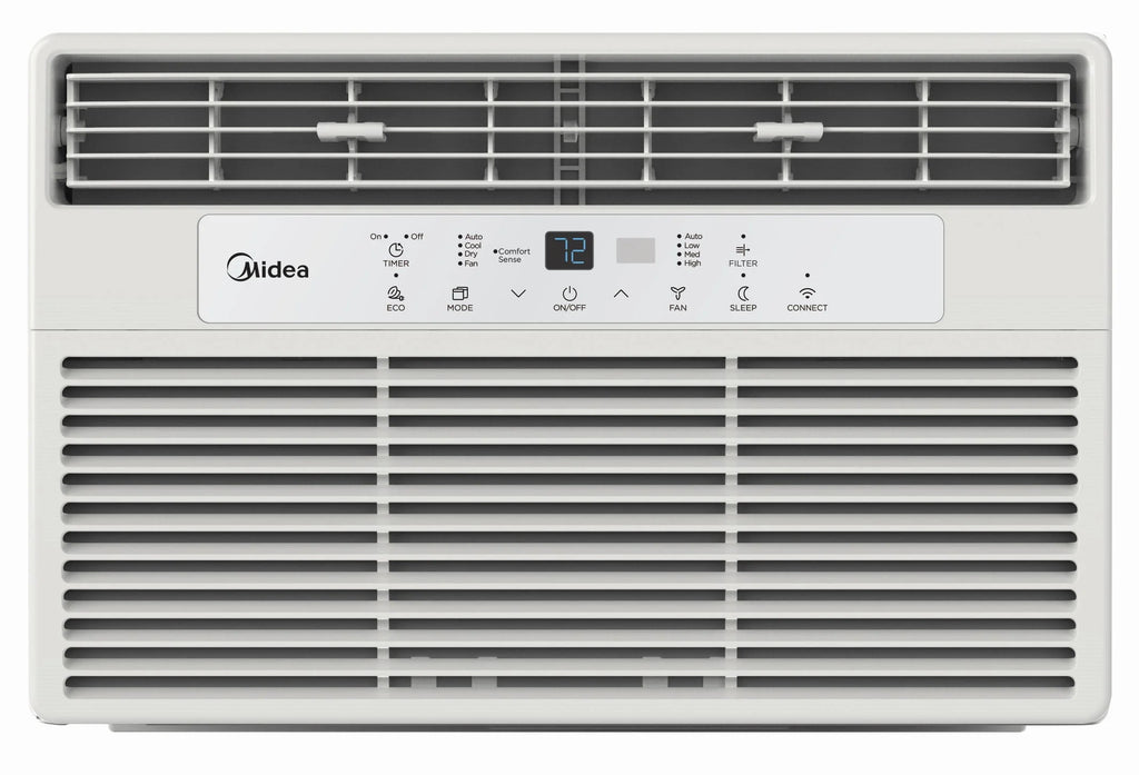 12,000 BTU 115V Smart Window Air Conditioner with Remote, White W302705