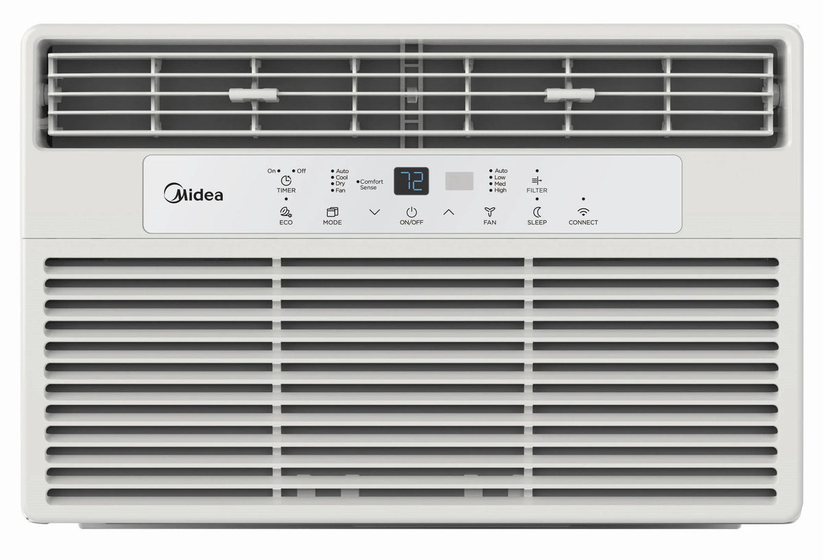 12,000 BTU 115V Smart Window Air Conditioner with Remote, White W302705