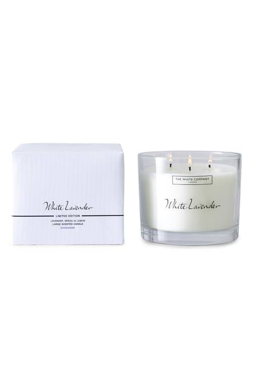 White Lavender Large Candle H382959