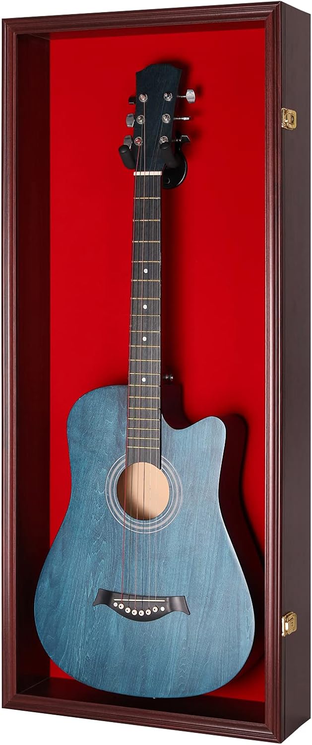 Acoustic Guitar Display Case Wall Mount W36933