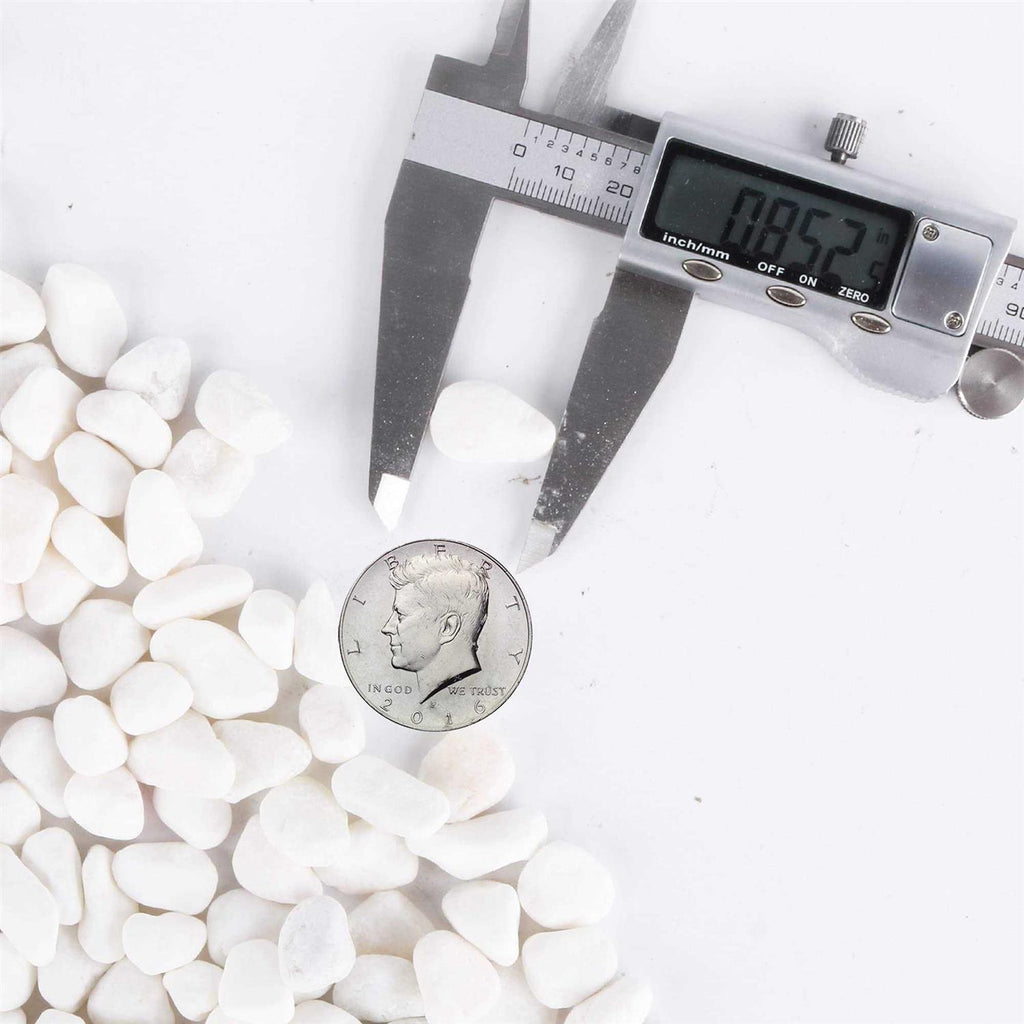 White 1/2 Size Aquarium Gravel Decorative Stones P25683