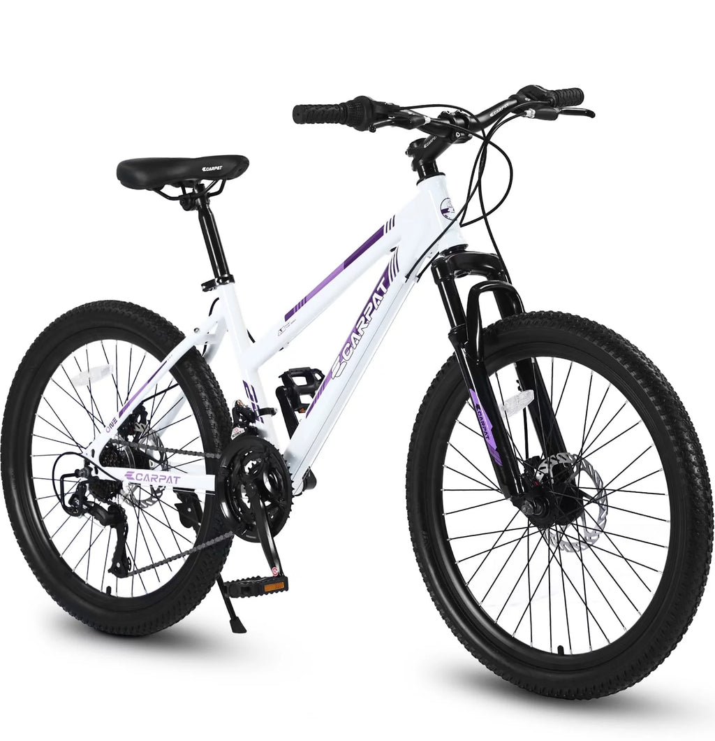 26 inch White Disc Brakes Mountain Bike J3102