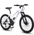 26 inch White Disc Brakes Mountain Bike J3102