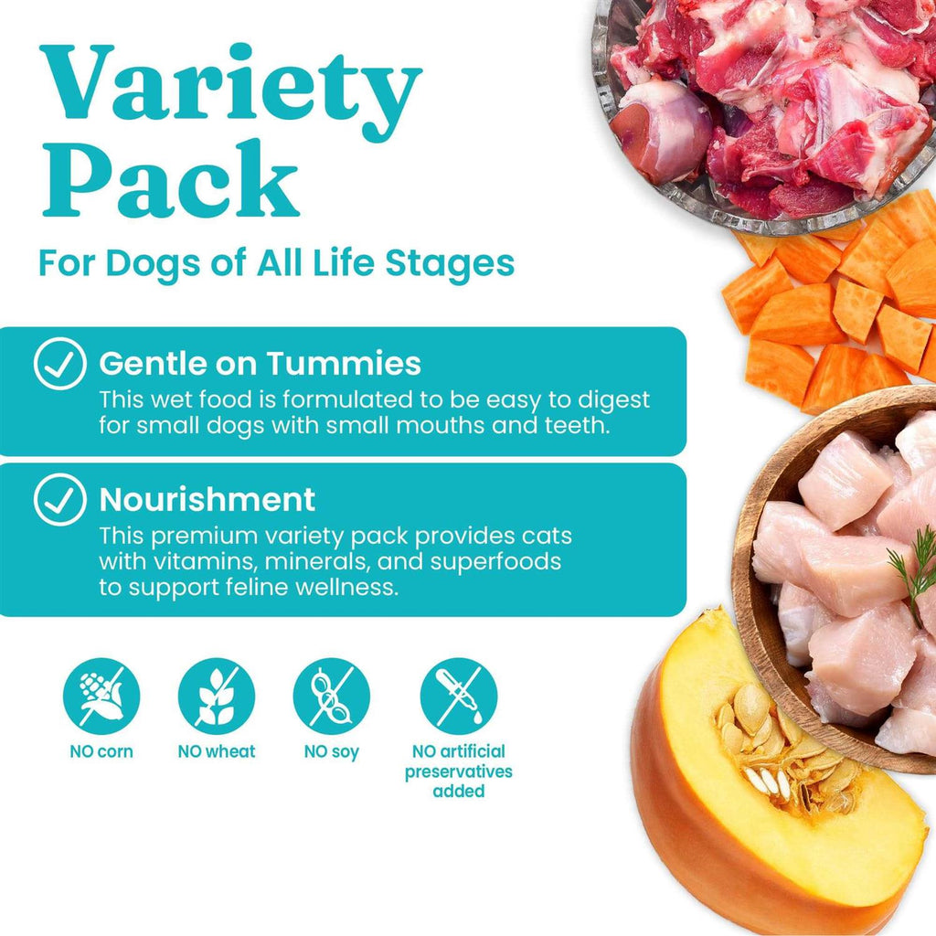 Solid Gold Mighty Mini Variety Pack Wet Dog Food Z13405