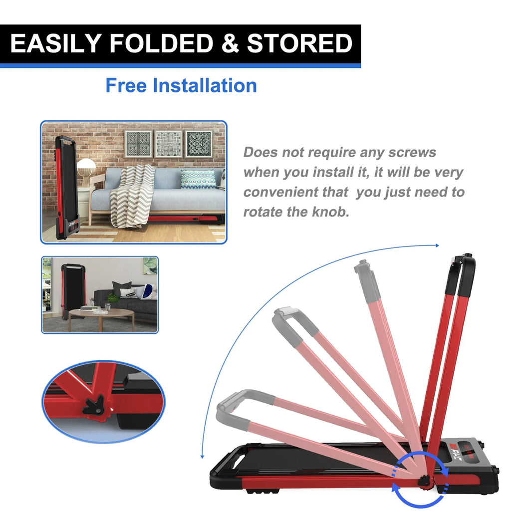 2.5 HP Folding Treadmill with LCD Display L61937