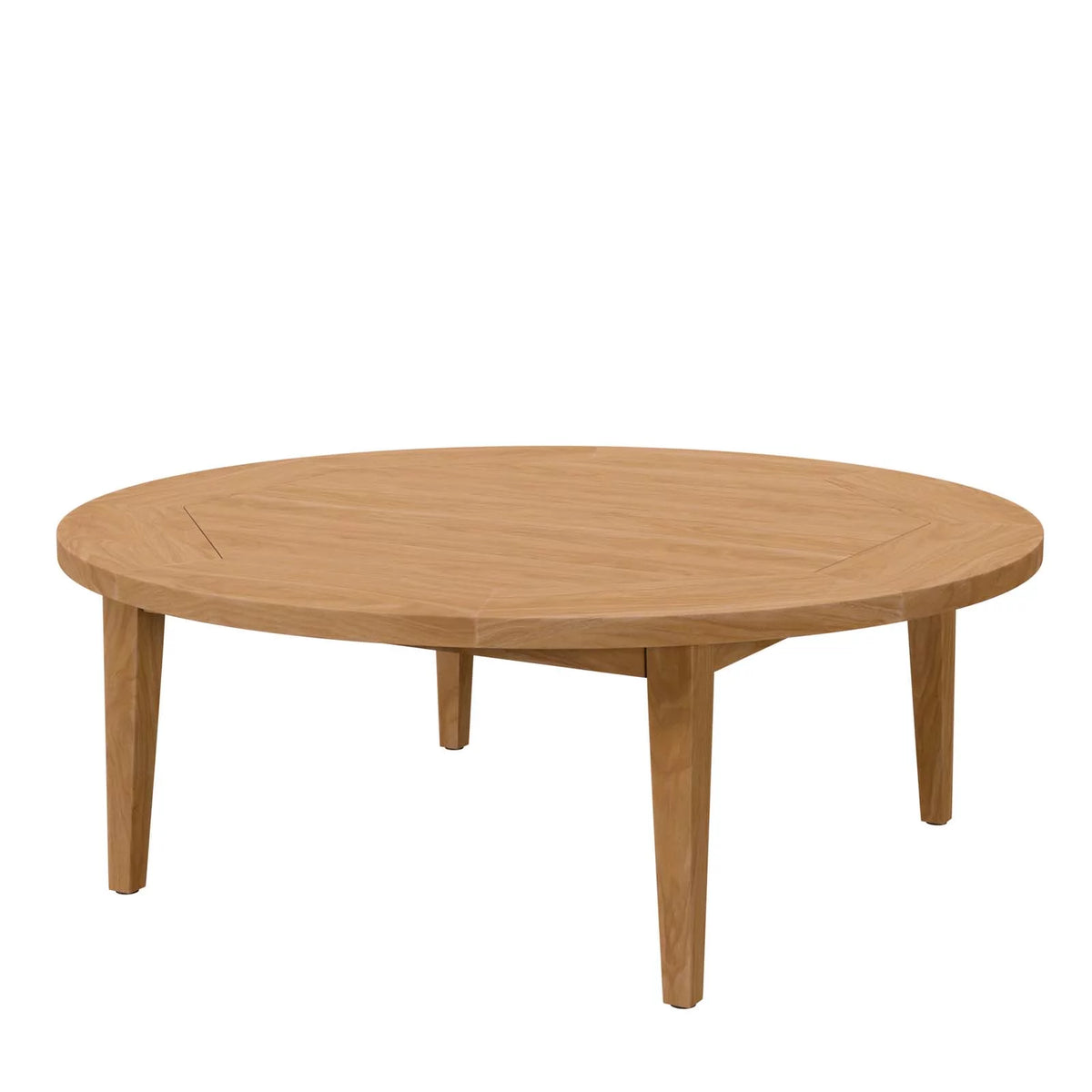 Round Teak Wood Coffee Table J103441