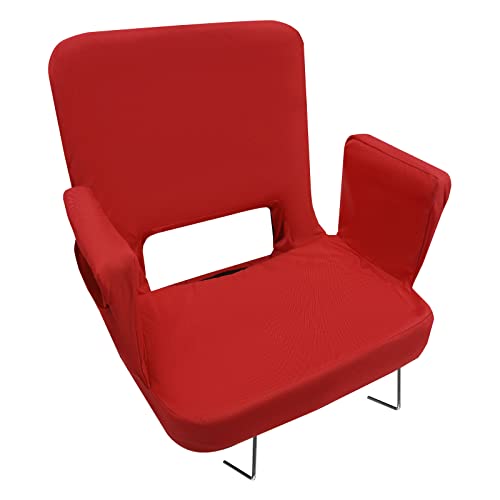 Black Extra Wide Stadium Seat with Back Support A23545