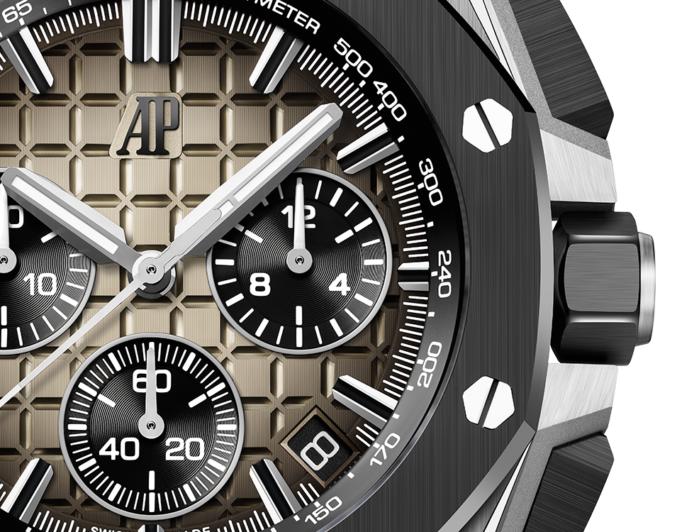 Smoked Light Brown Dial Chronograph 43mm J81222