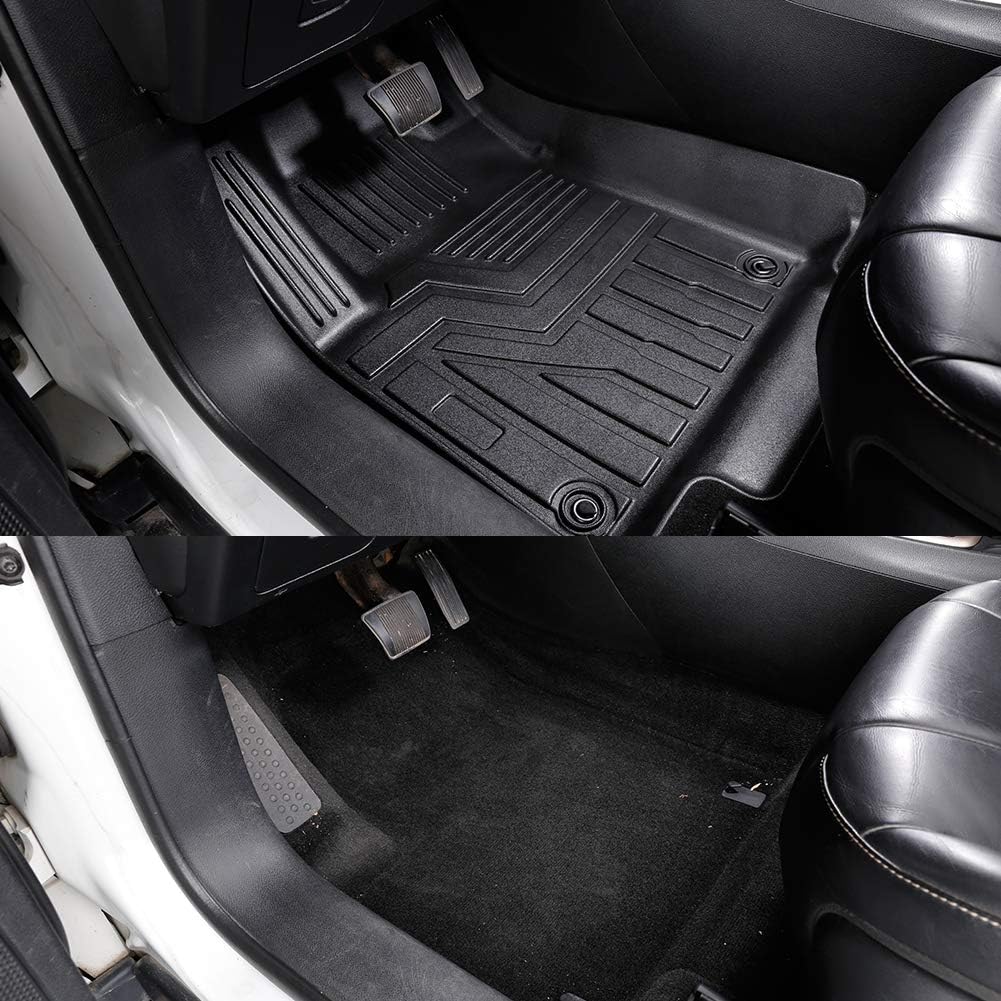Custom Fit TPV 3D Car Floor Liners 1st & 2nd Row Full Set I602471
