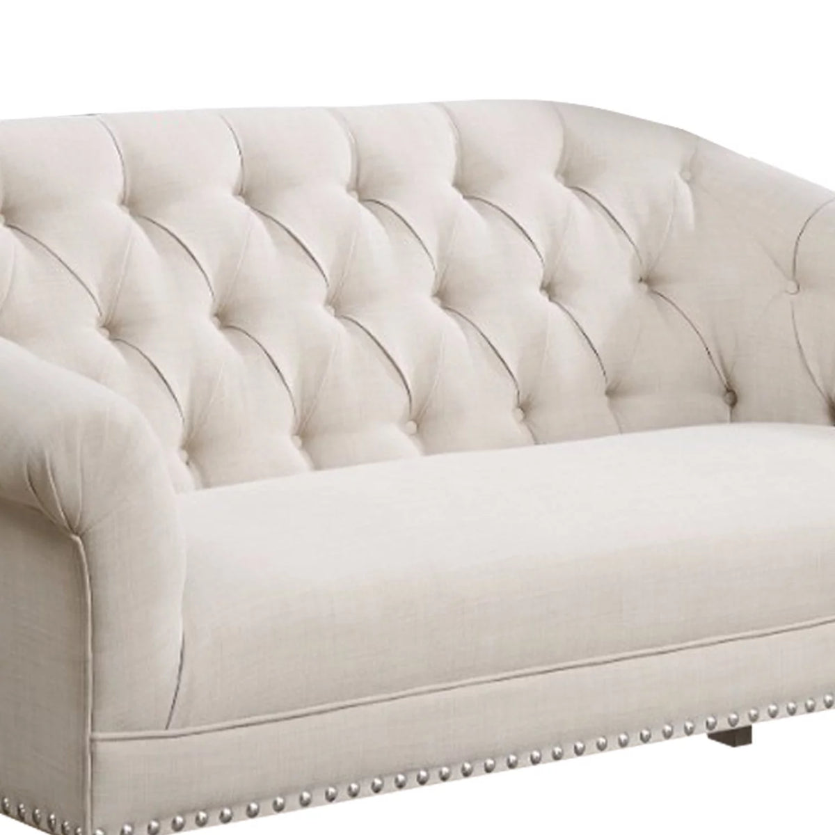 White Traditional Settee R952944