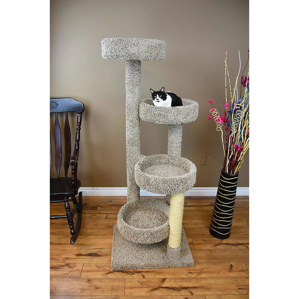 Solid Wood Cat Playground A838