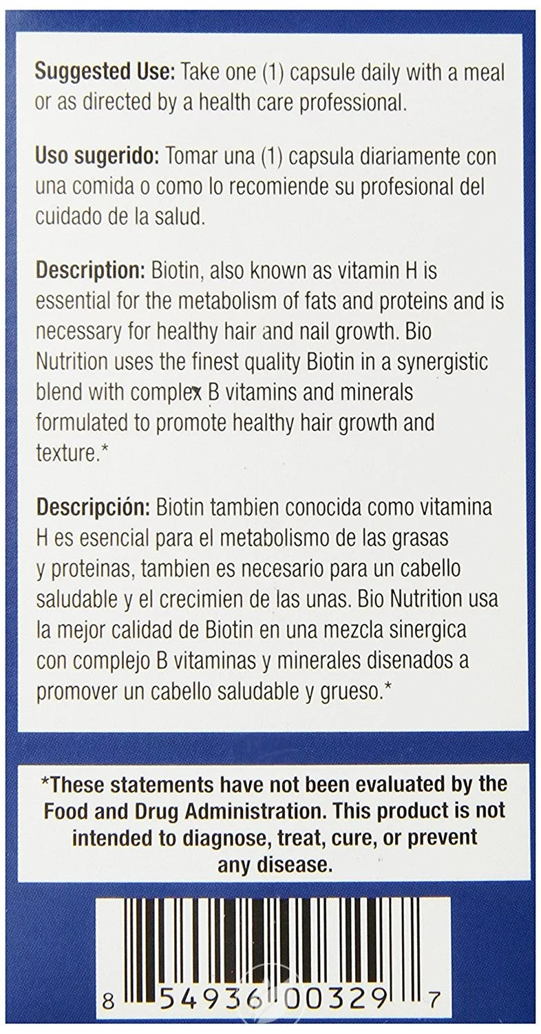 Biotin 10000Mcg 60Vc E56390