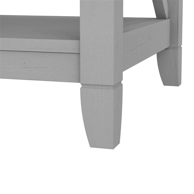 Modern Engineered Wood Coffee Table with Storage in Gray L465